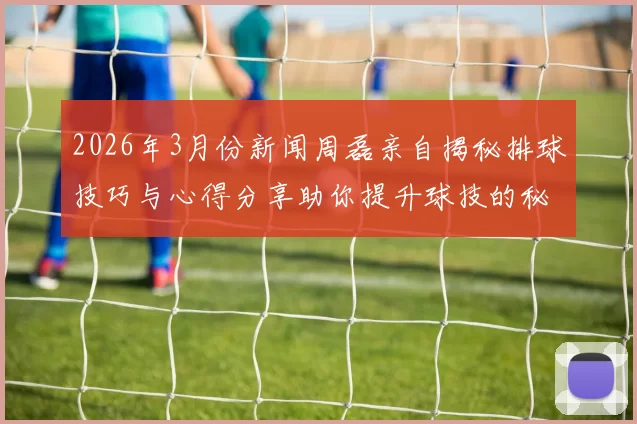2026年3月份新闻周磊亲自揭秘排球技巧与心得分享助你提升球技的秘密宝典